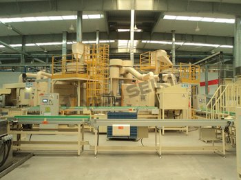 噴砂機聯合生產線